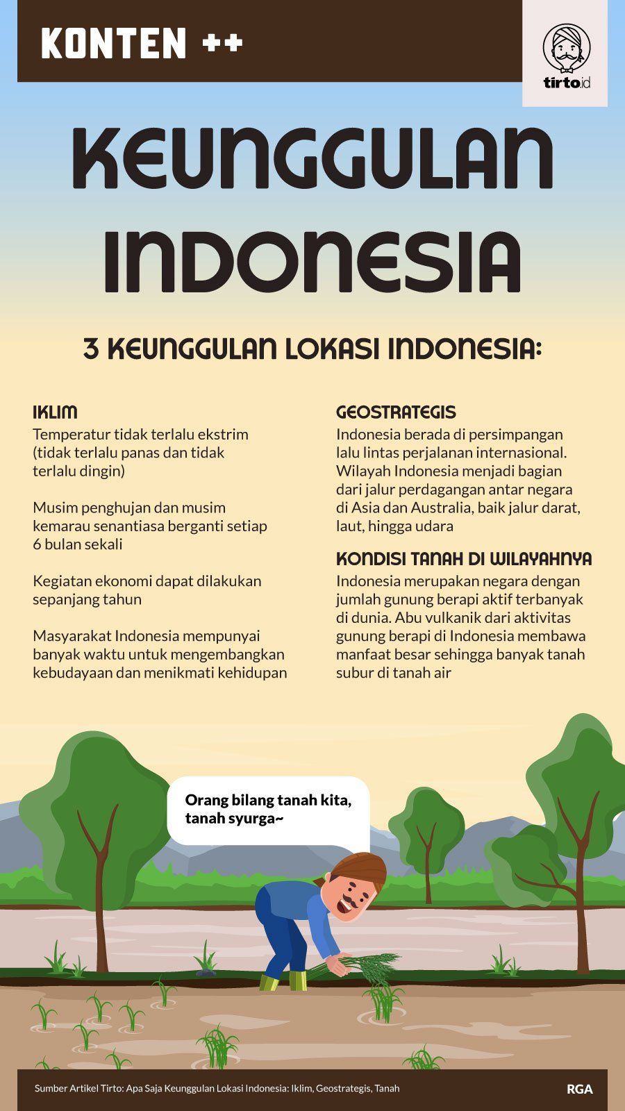 Apa keuntungan indonesia sebagai negara tropis dengan memiliki ribuan pulau dan laut yang luas