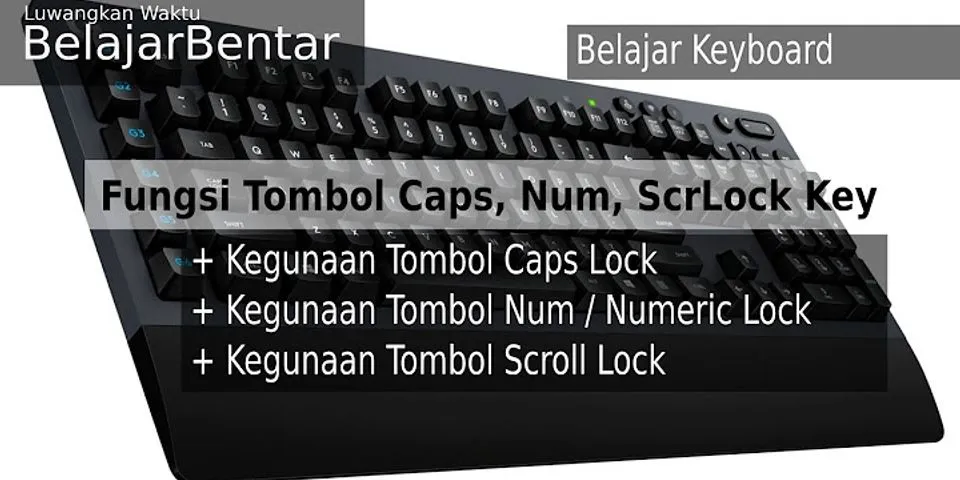 Apa fungsi NumLock pada keyboard?