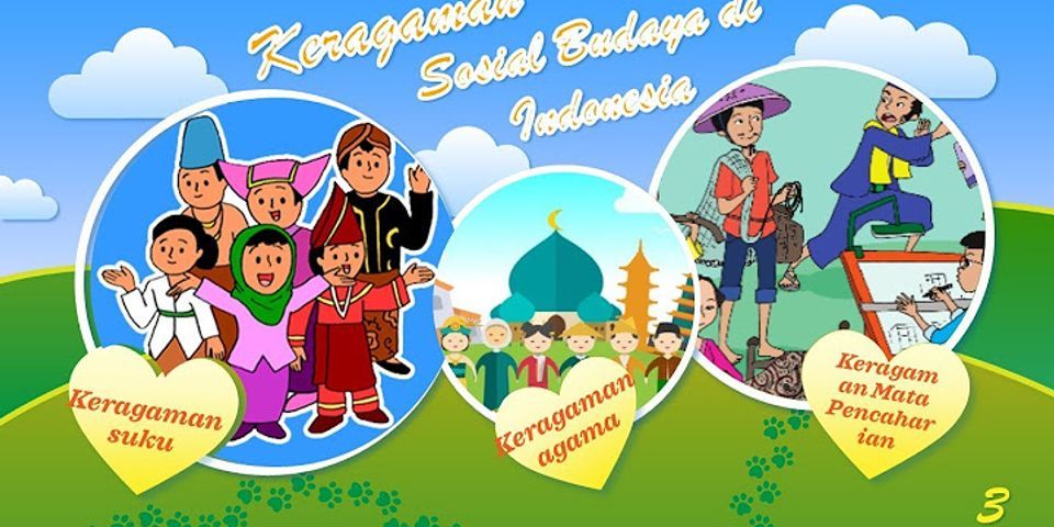 Apa saja keragaman sosial dan budaya di Indonesia?