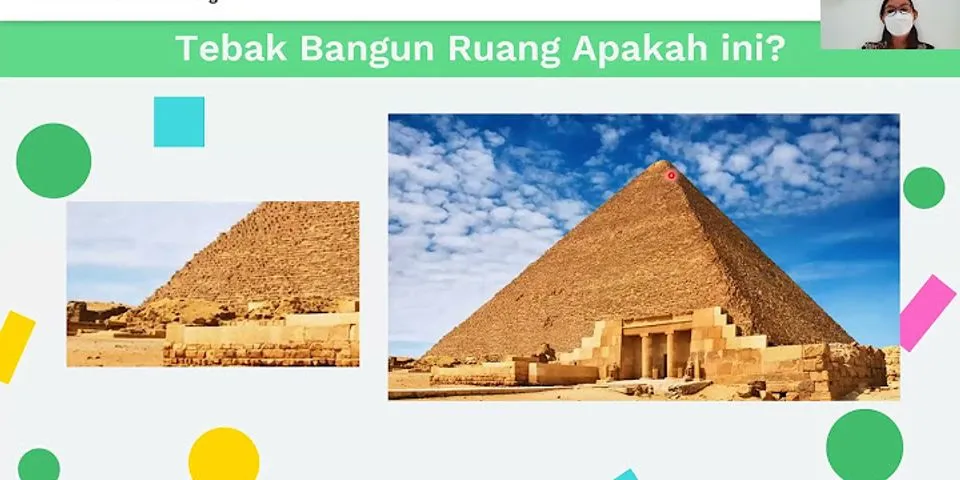Apa yang dimaksud dengan piramida kerucut?