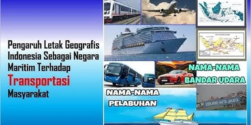 Apakah akibat Indonesia sebagai negara maritim?