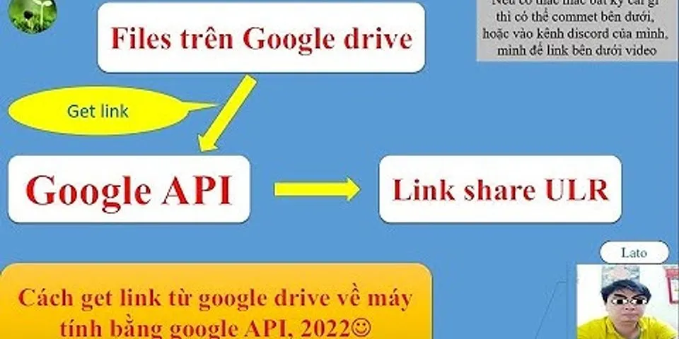 API key Google Drive