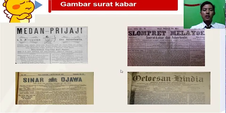 Bagaimana awal perkembangan pers di Indonesia?