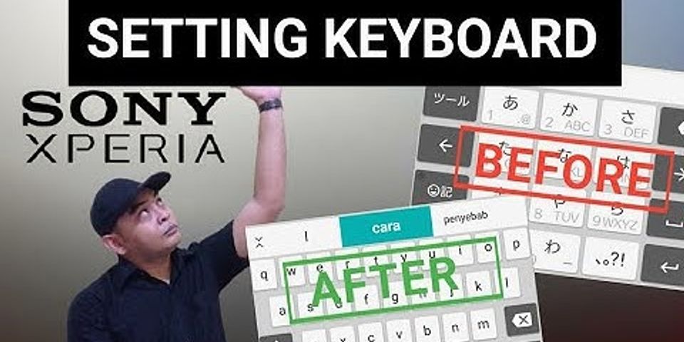 Bagaimana cara mengubah setting keyboard?