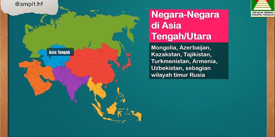 Benua Asia memiliki karakteristik atau ciri khas yang dapat membedakan dengan benua benua