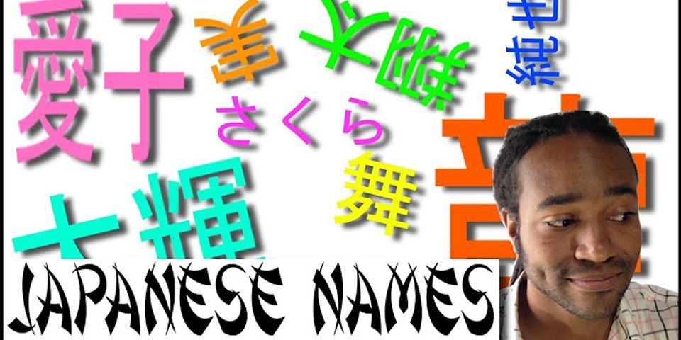 Can you get a Japanese name?
