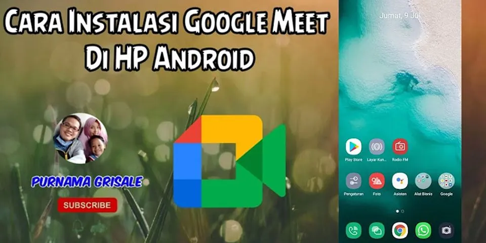 Cara download Google Meet di HP