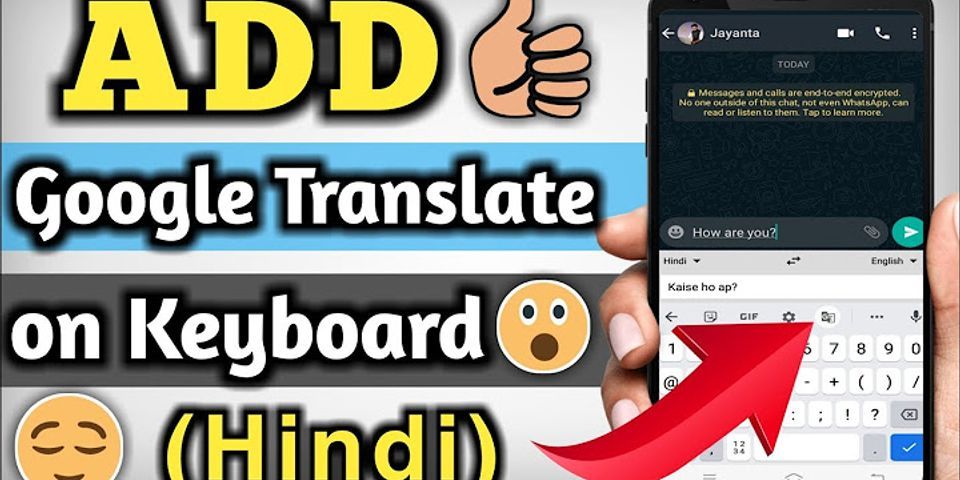Download Google Translate keyboard