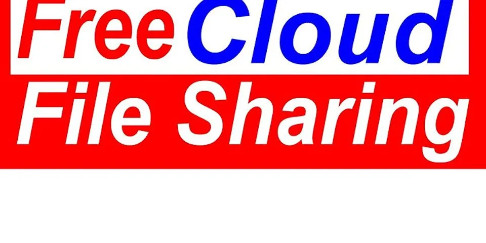 File sharing cloud free
