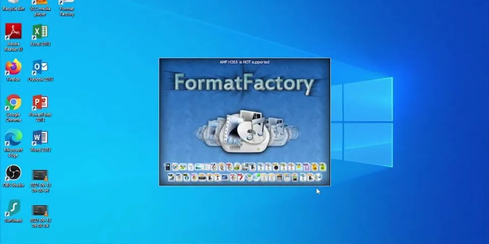 Format file video