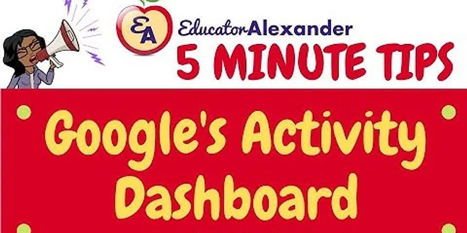 Google Doc Activity dashboard