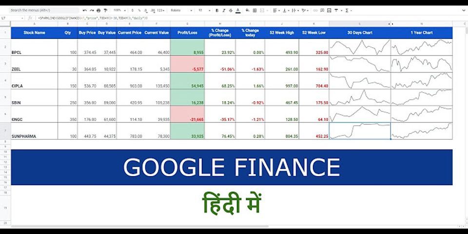 Google Finance download