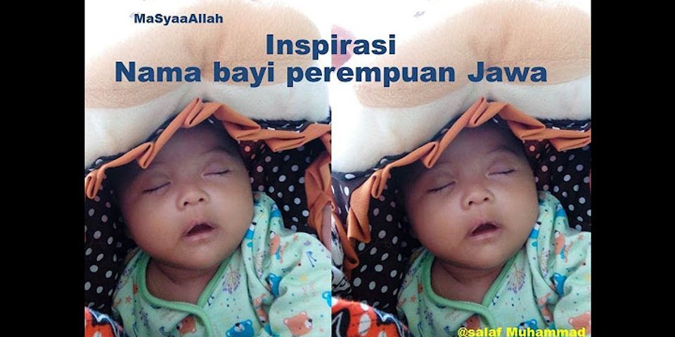 Nama bayi Perempuan Jawa yang Artinya cerdas