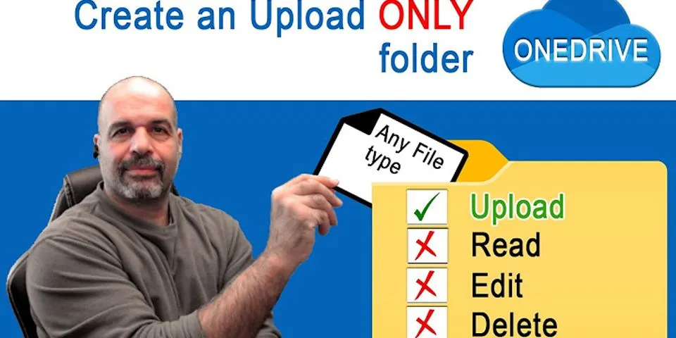 OneDrive upload only permission