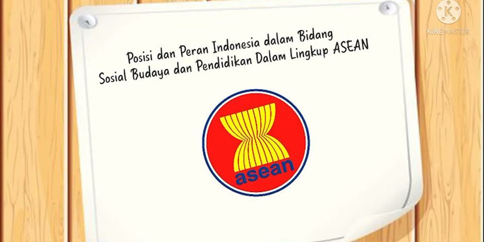 Salah satu contoh peran Indonesia dalam lingkup ASEAN di bidang pendidikan adalah