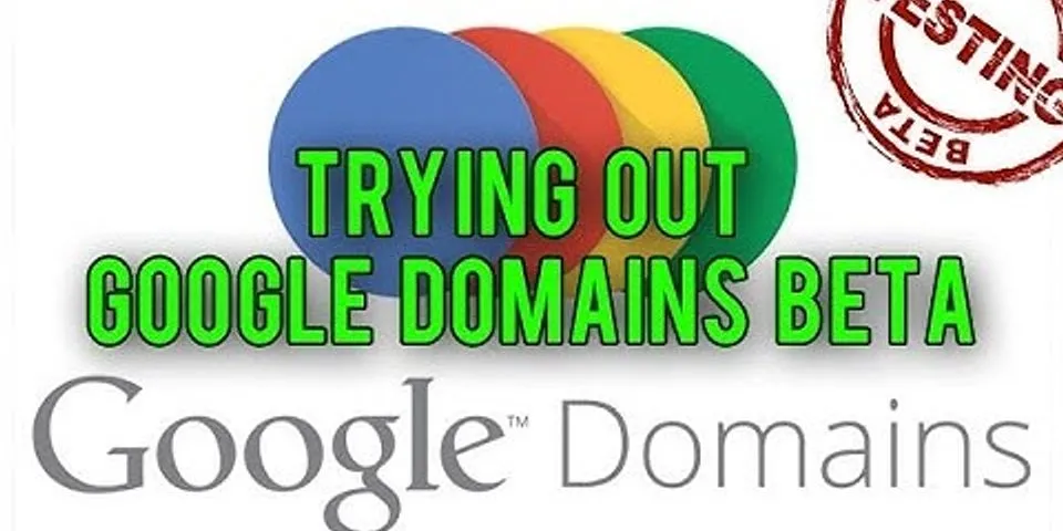 Why is Google Domains still in beta